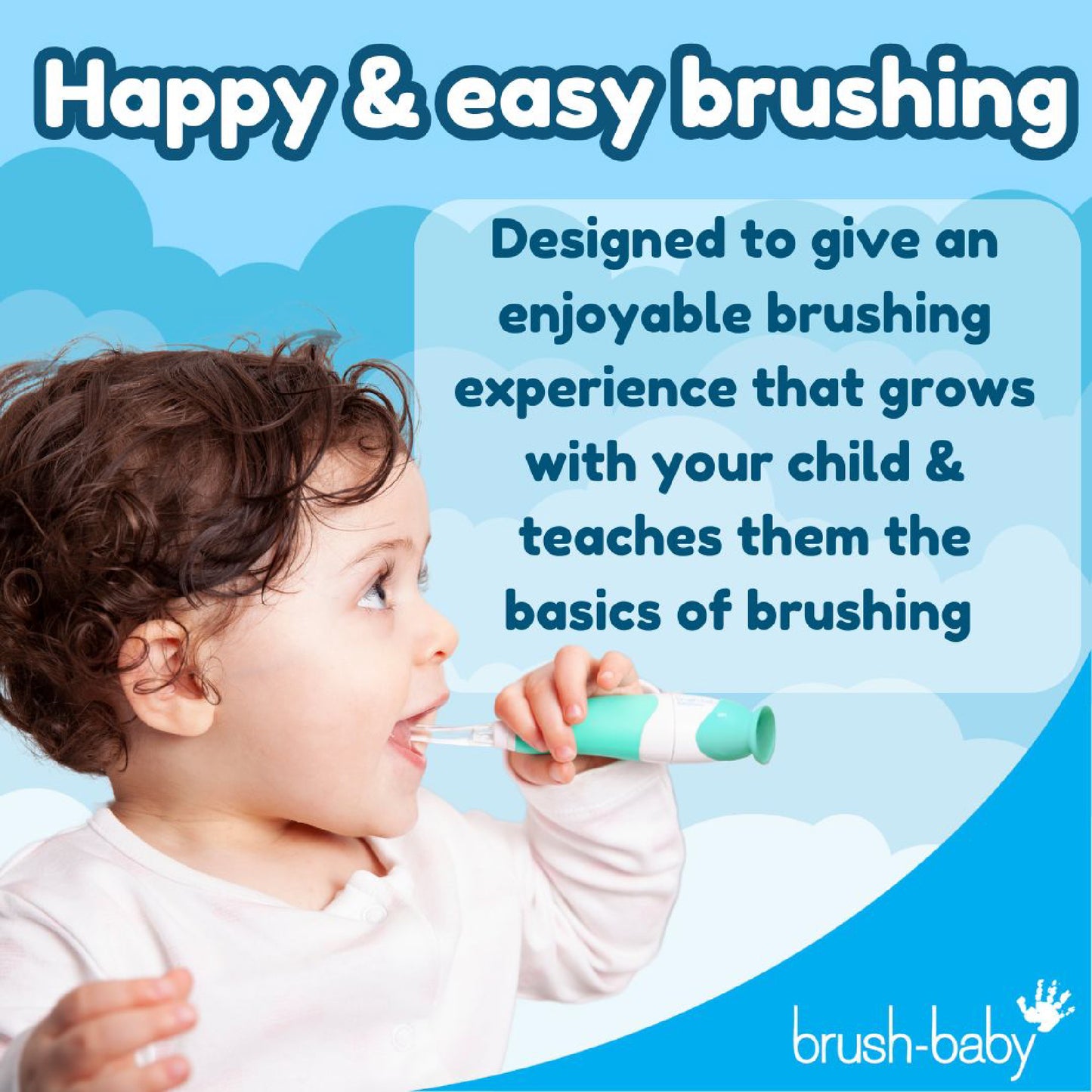 Brush Baby - BabySonic Replacement Brush Heads 18-36 mths (4 Pack)