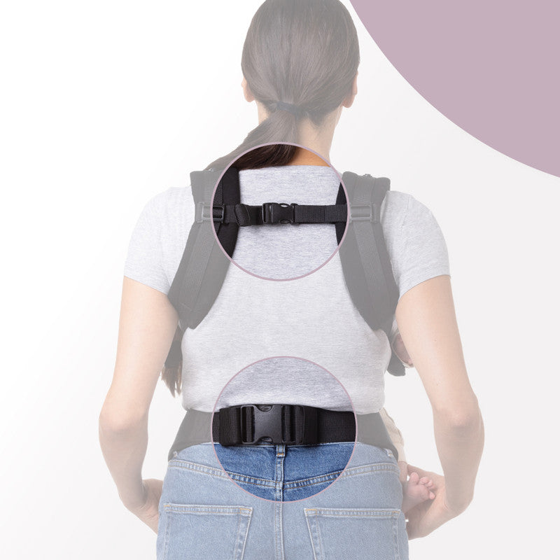 MoMi Collet Baby Carrier Black