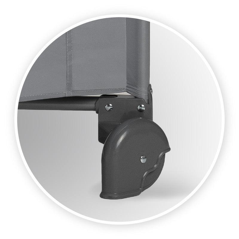 MoMi Belove Travel Crib Gray