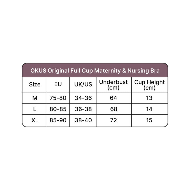 Okus - Original Full Cup Maternity and Nursing Bra Purple