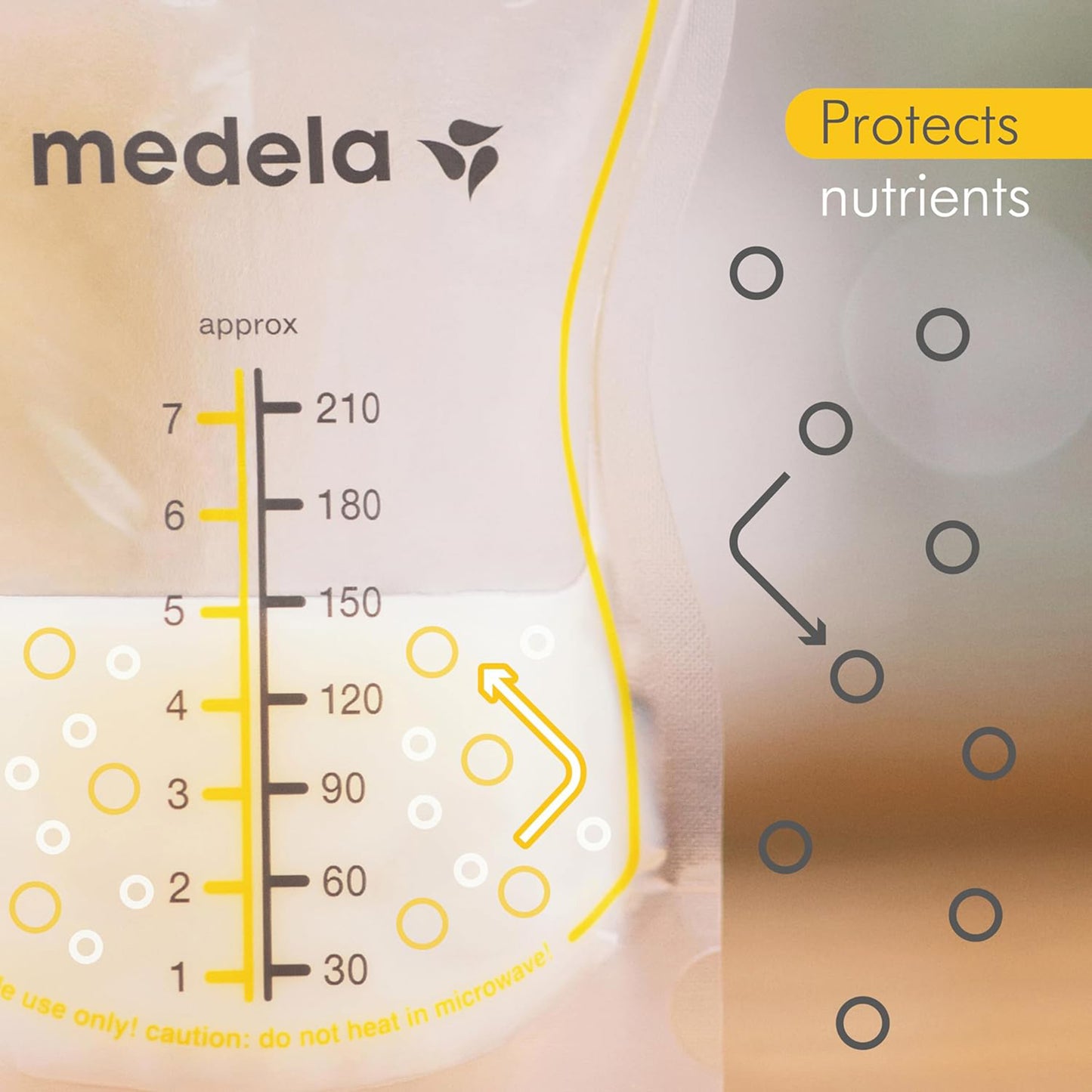 Medela Easy Pour Breast Milk Storage Bags 210 ml 25 pcs