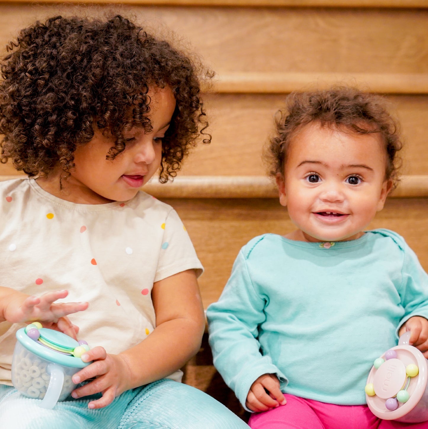 melii Snack Container - Safe, Spill-Proof, and Playful Food Storage with Educational Beads for Babies, Toddlers, and Kids - BPA-Free & Versatile Snacking Solution