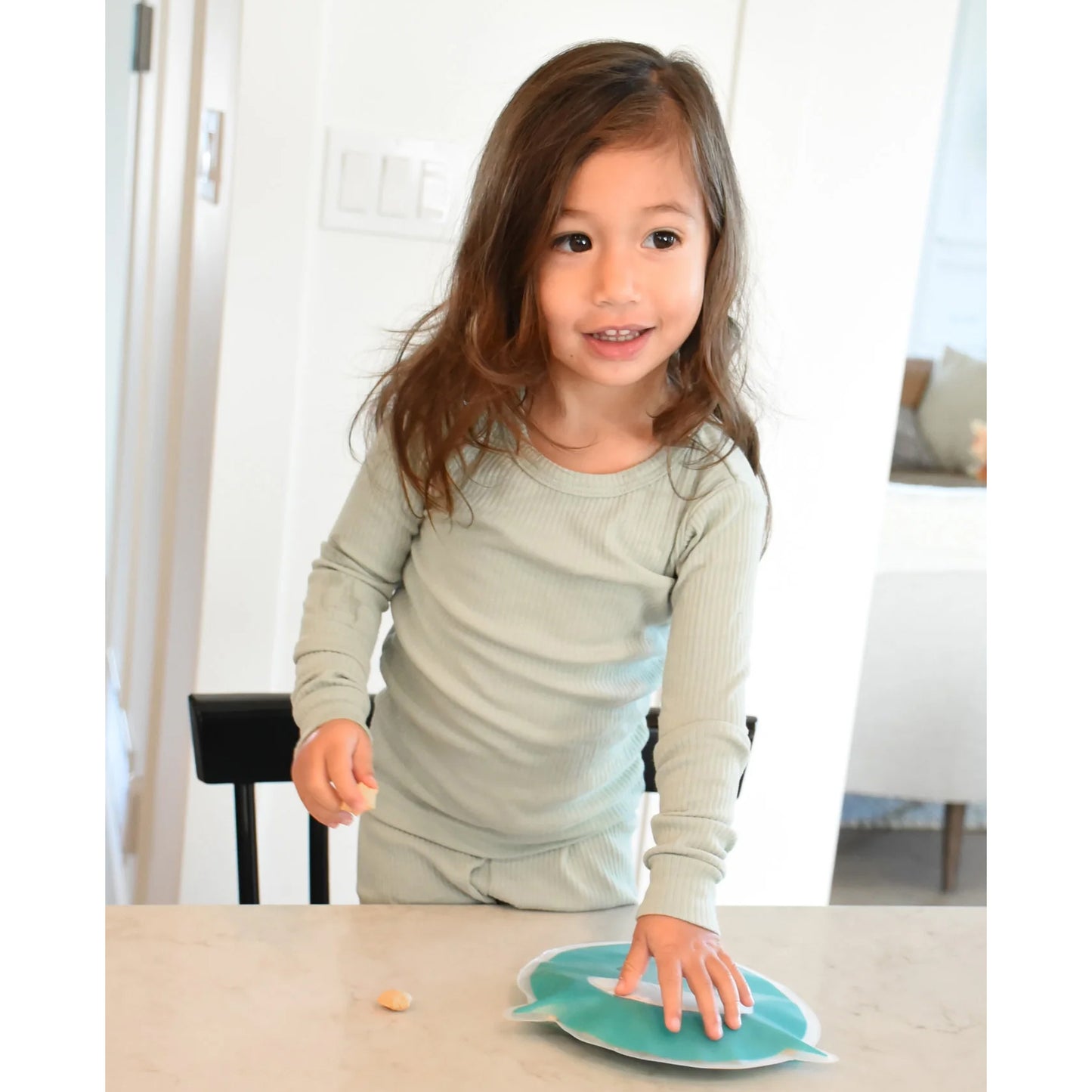 Melii Reusable Snack Bags - Set of 6 Adorable Animal Character Bags with Zip Leak-Proof Seal - Eco-Friendly, BPA-Free, Washable, and Perfect for On-the-Go Snacking