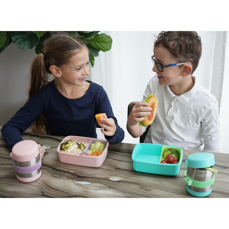 Melii Insulated Food Jar, Fidget Thermose 300ml Turquoise