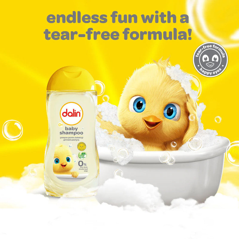 Dalin 4 pieces baby care Set, Baby Shampoo, Body Wash Baby Oil , Wet Wipes , Nappy Cream