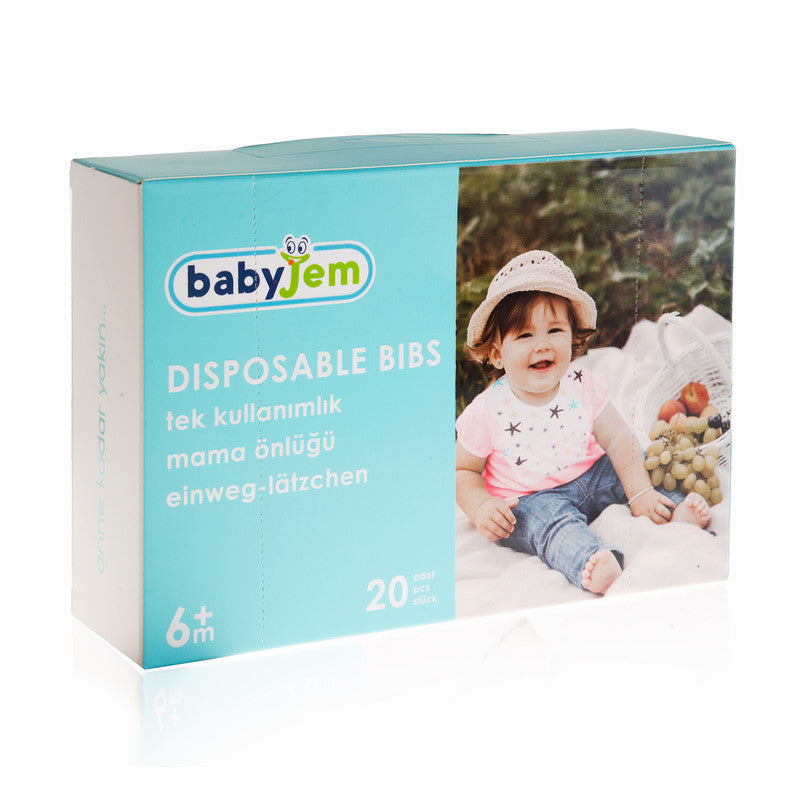 BABYJEM DISPOSIBLE BIB 20 PCS /