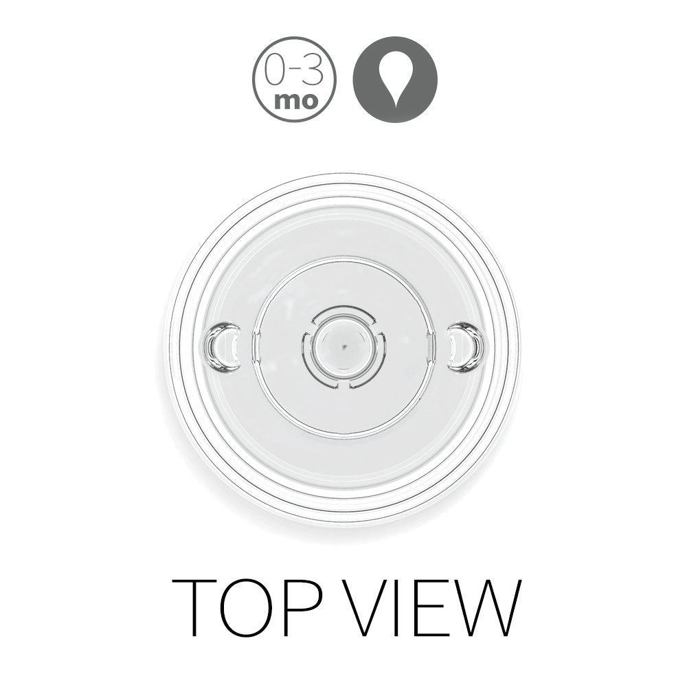 Comotomo - Natural Teat Silicone Nipples (Slow Flow) 2 Count / pack-Transparent