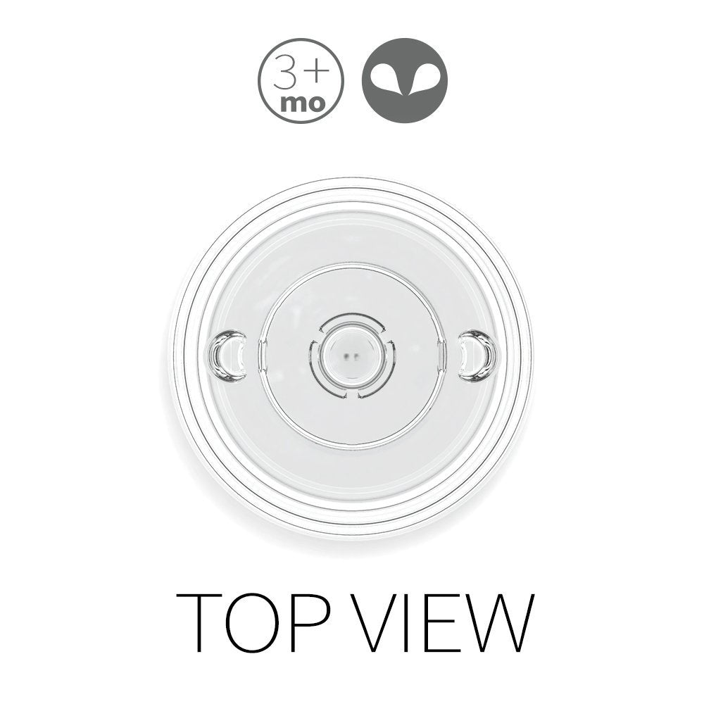 Comotomo - Natural Teat Silicone Nipples (Medium Flow) 2 Count / pack-Transparent