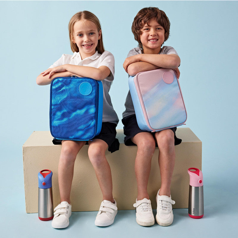 b.box Flexi Insulated Lunchbag | Helps Keep Lunches Cooler and Fresher For Longer | Machine Washable | Fits Large b.box Lunchbox and Snackbox | Blue