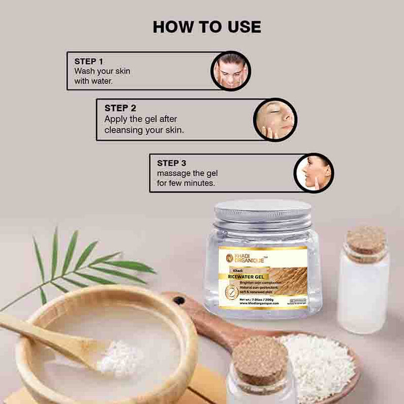 Khadi Organique Ricewater Gel 200g