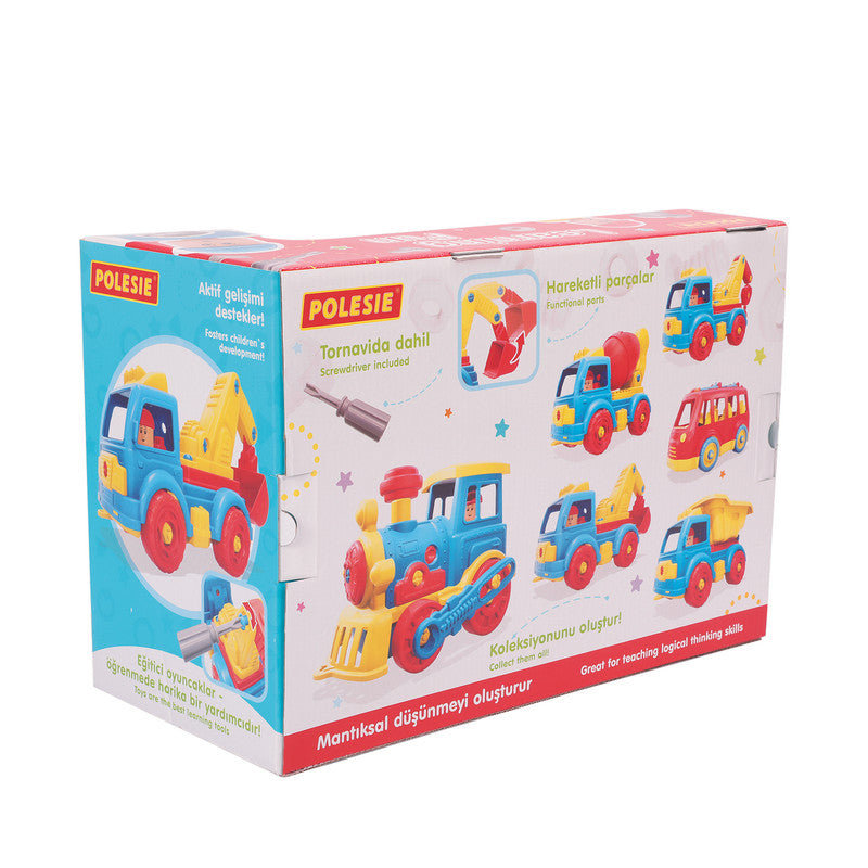 Polesie - Take-apart Excavator truck (box)