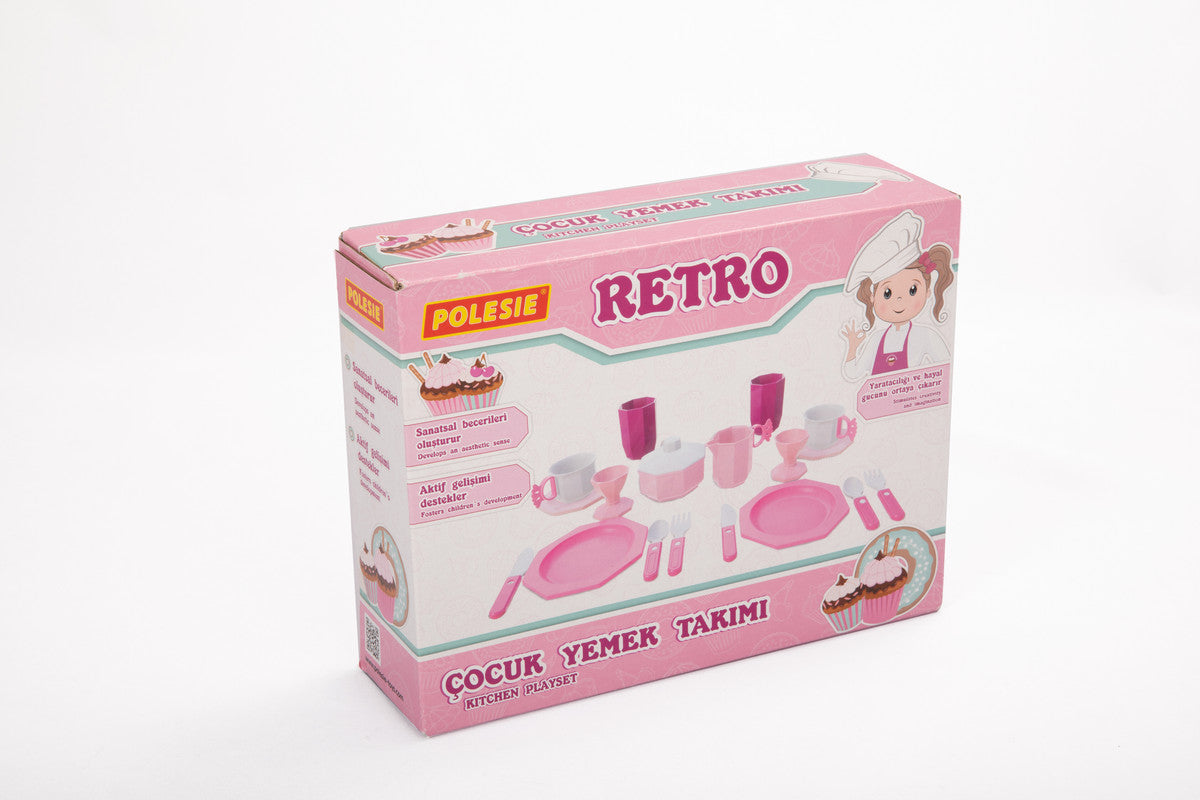 Polesie - Retro Tableware Set 19 pcs (box)