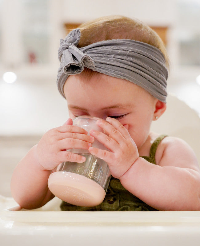 Melii Double-Walled Pink Bear Cup for Kids - Adorable Suspended Bear Shape, Optical Illusion Fun, BPA-Free, Easy-Clean, Perfect for Water, Smoothies, Milk, and Juice