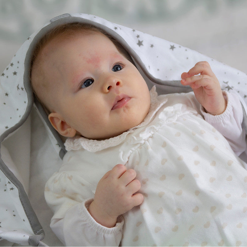 بيبي جيم حاملة الأطفال ستورك، 0-6 أشهر، أبيض