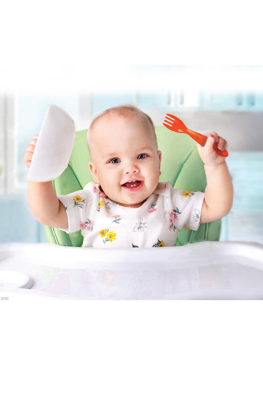 Babyjem Baby Spoon and Fork Set, 12+ Months