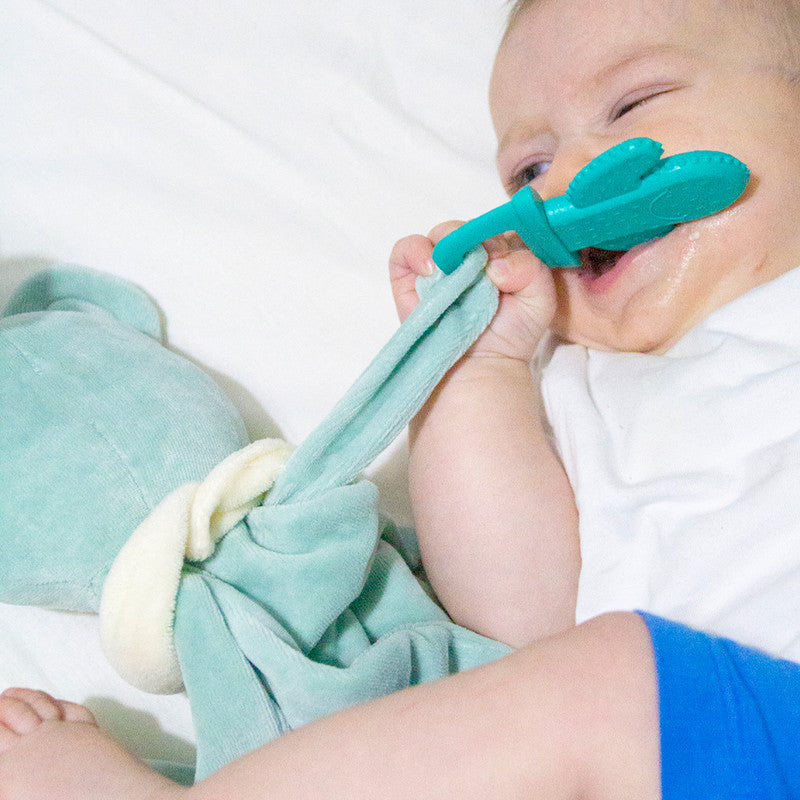 Babyjem Sleep Buddy with Teether, 0+ Months, Grey