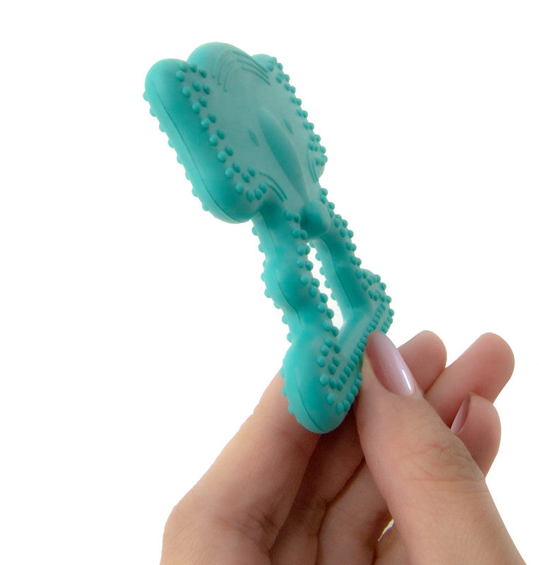 قفازات التسنين للأطفال من بيبي جيم، 3+ أشهر، أخضر