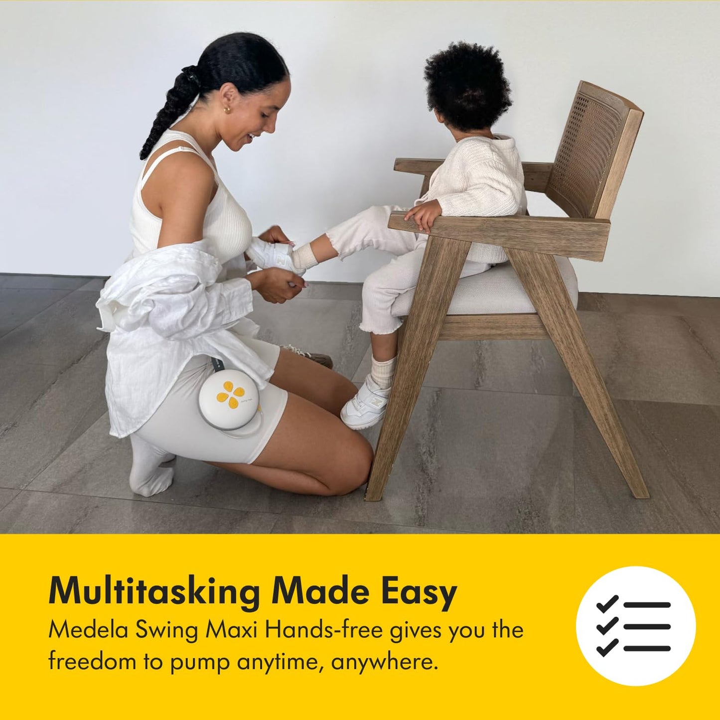 Medela Swing Maxi Hands-Free Double Electric Breast Pump - USB Charger