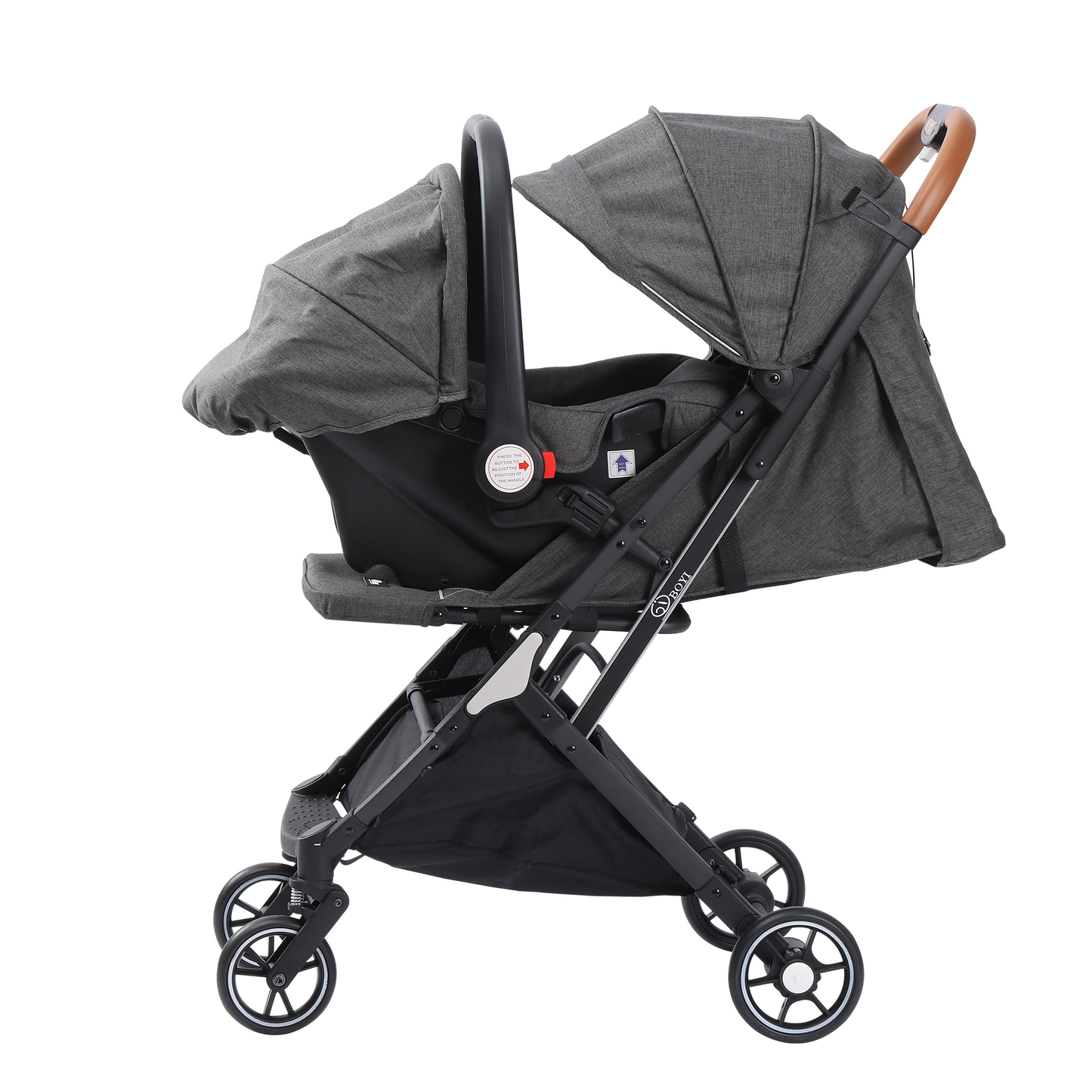 Hababy - Boyi Travel System - Grey