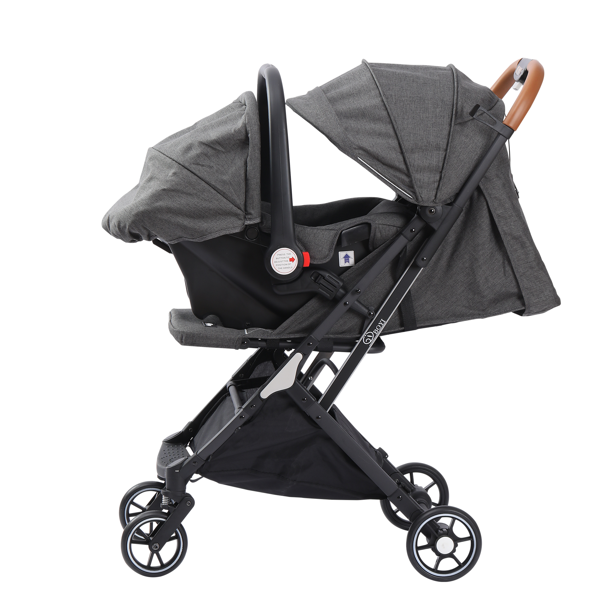 Hababy - Boyi Travel System - Grey