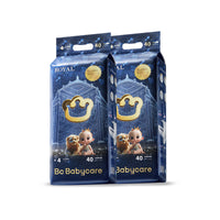 Babycare Royal Baby Diapers, Size 4, 9-14 kg, 80 Pieces, Pack of 2_1