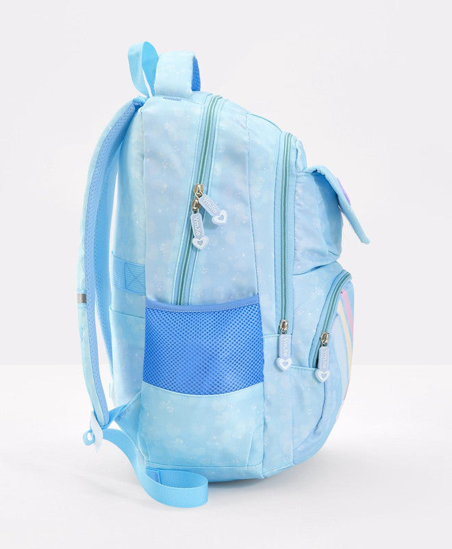 Bonfino Backpack, Rainbow Theme, Large Capacity, Waterproof, 6 Years+, 17 Inches - Assorted