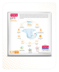Babyhug Pro Bubble Care Premium Tape Style Diapers, Size 5, Extra Large - 20 Pieces_2