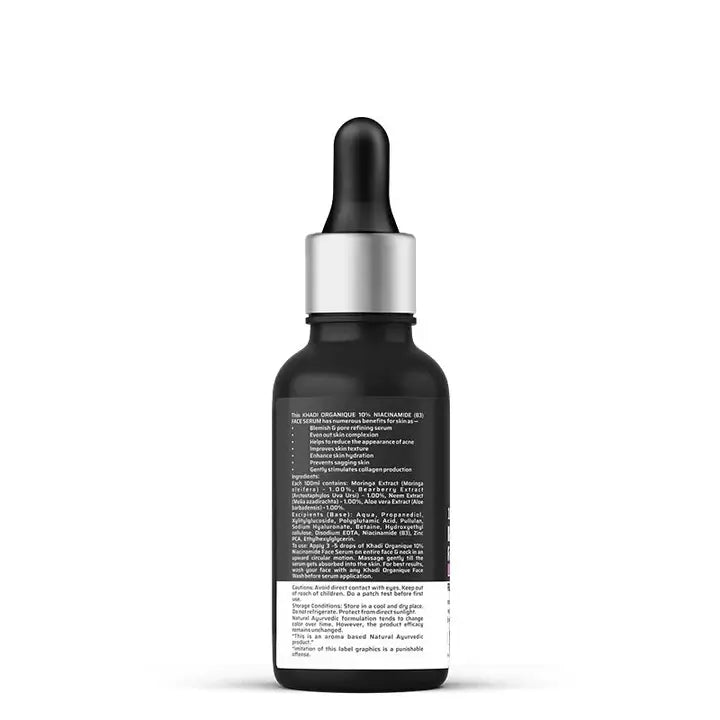 Khadi Organique 10% Niacinamide (B3) Face serum 30ml