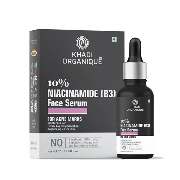 Khadi Organique 10% Niacinamide (B3) Face serum 30ml