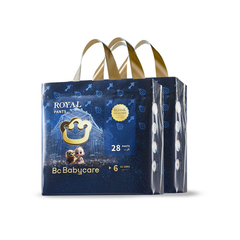 Babycare Royal Baby Diaper Pants, Size 6, 15-25 kg, 56 Pieces, Pack of 2
