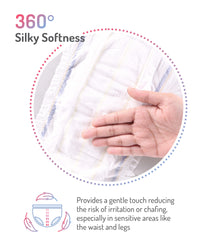 Bonfino Premium Pant Style Diapers, Best Absorbency, Hypoallergenic, Leak Guard, Overnight Diapers, Size 3, Medium - 22 Pieces_5