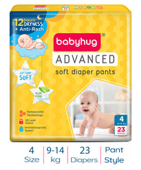 Babyhug Advanced Soft Pant Style Diapers, Size 4 - 23 Pieces_1