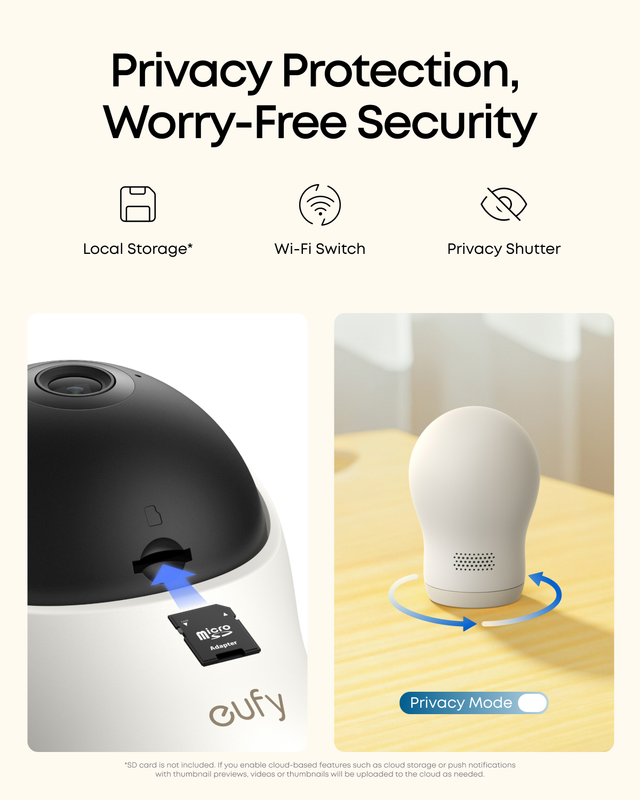 eufy 2K Wifi Camera C10