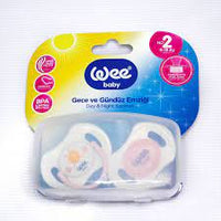 Weebaby - Double Day & Night Soother with Case 0-6 Months