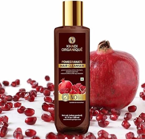 Khadi Organique Pomegranate Hair Cleanser (SLS & Paraben free) 200ml