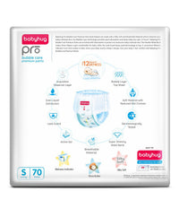 Babyhug Pro Bubble Care Premium Pant Style Diapers, Small, Size 2 - 70 Pieces_2