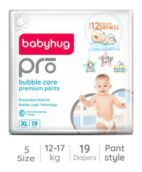 Babyhug Pro Bubble Care Premium Pant Style Diapers, Extra Large, Size 5 - 19 Pieces_1