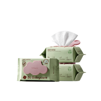 Babycare Baby Wipes, Pack of 12 x 80 Pieces, Soft Cotton, Alcohol-Free_4