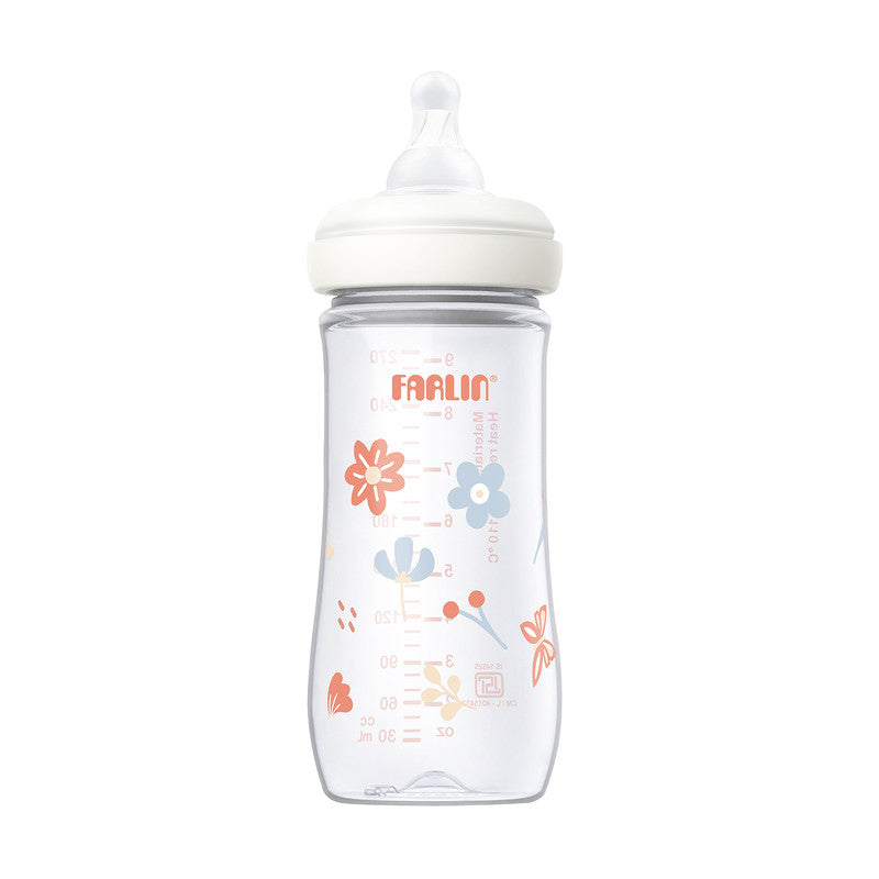 Farlin Wide Neck PP Feeding Bottle / 270ml  / Pink