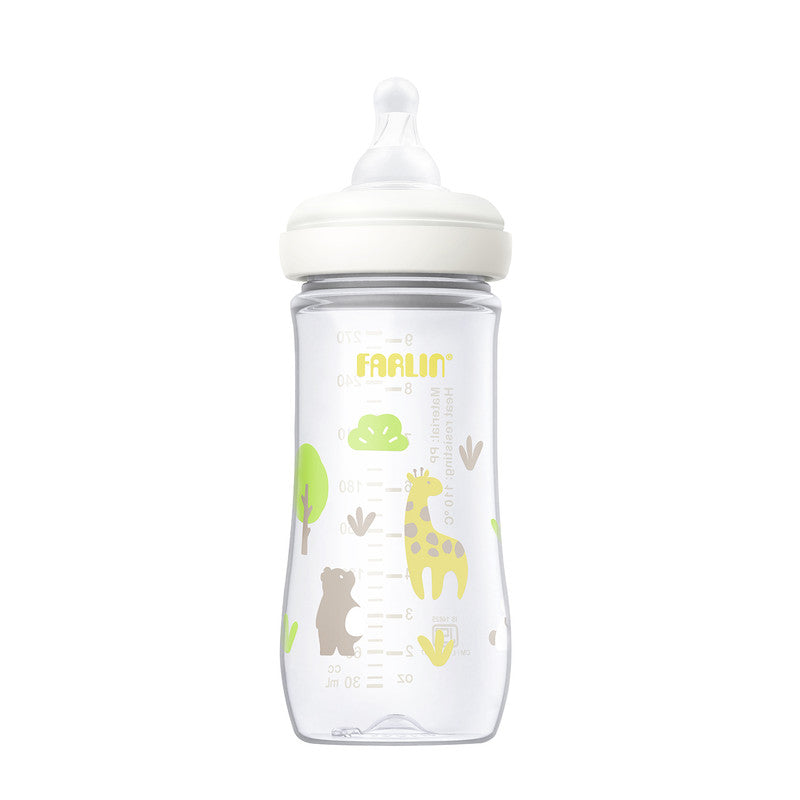Farlin Wide Neck PP Feeding Bottle / 270ml  / yellow