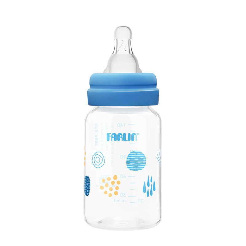 Farlin Standard Neck PP Feeding Bottle / 140ml / Blue