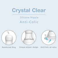 Farlin Standard Neck PP Feeding Bottle / 240ml / Pink_5