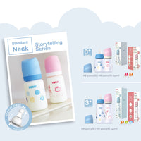 Farlin Standard Neck PP Feeding Bottle / 240ml / Pink_7