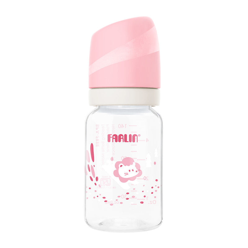 Standard Neck PP Feeding Bottle / 140ml / Pink