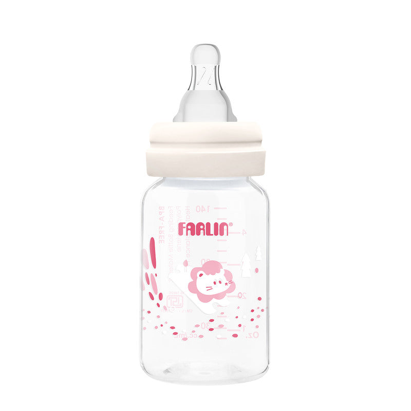 Farlin Standard Neck PP Feeding Bottle / 140ml / Pink