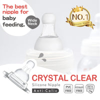 Farlin Crystal Clear Silicone Nipple / M / 2pcs_9