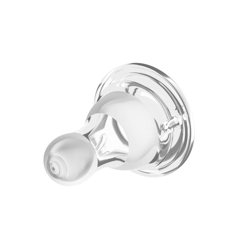 Farlin Crystal Clear Silicone Nipple / M / 2pcs / transparent