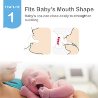 Farlin Crystal Clear Silicone Nipple / S / 2pcs / transparent_4