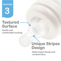 Farlin Crystal Clear Silicone Nipple / L / 2pcs / transparent_6