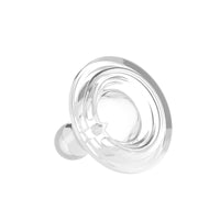 Farlin Crystal Clear Silicone Nipple / M / 2pcs / transparent_3